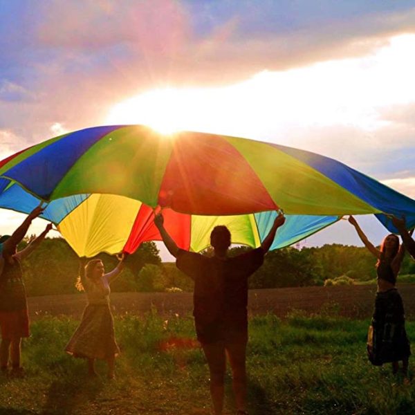 kids outdoor parachute